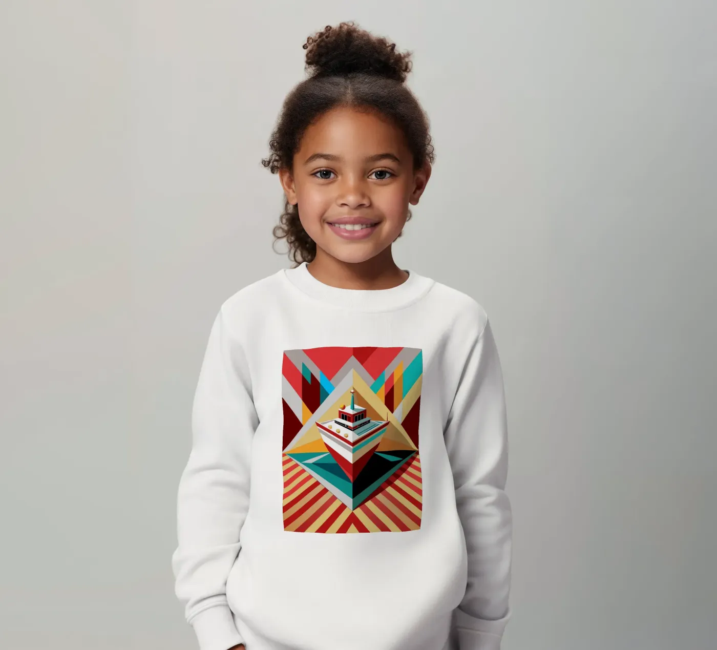 scheepsvector kinder sweatshirt van Elfath