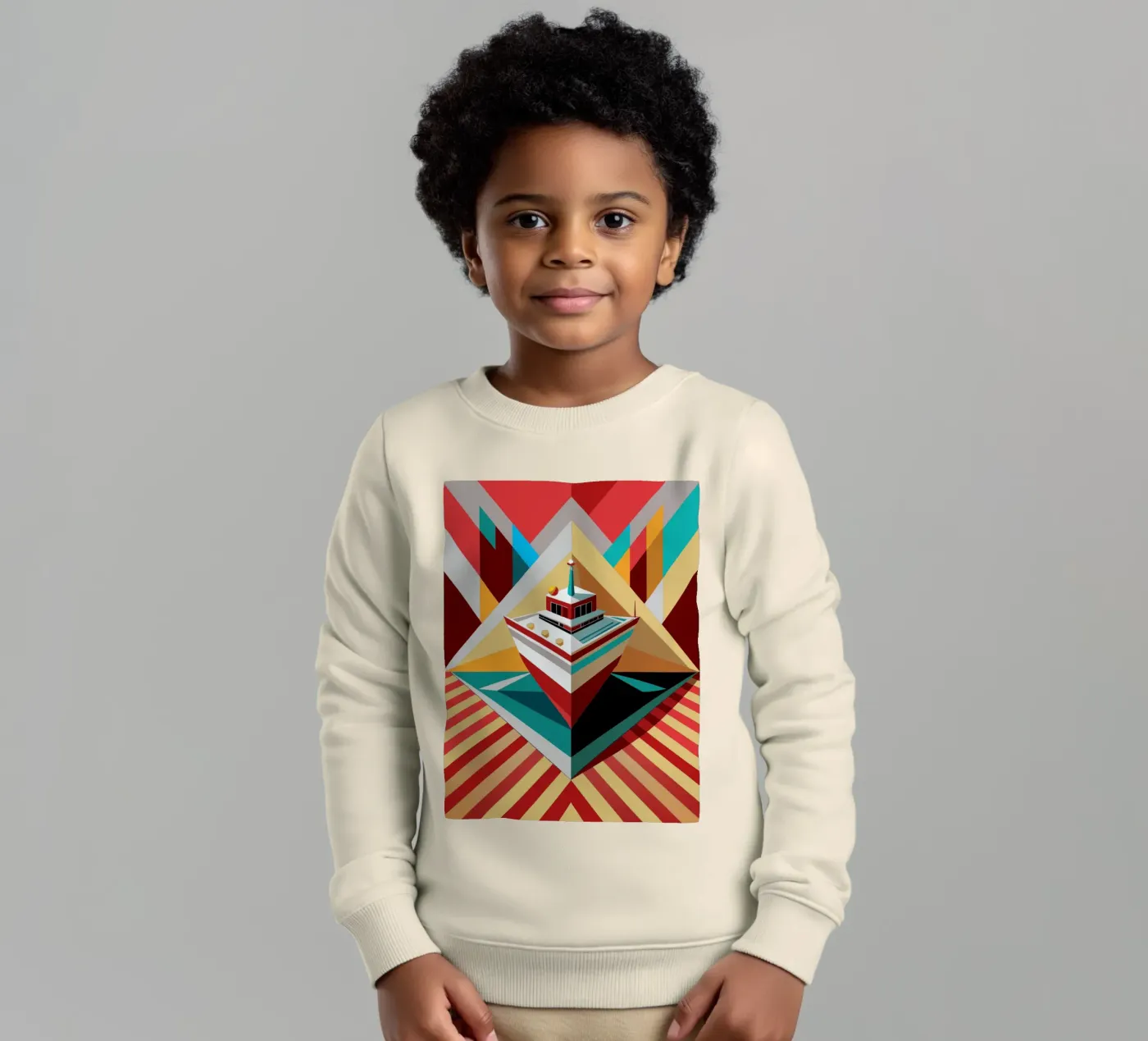 scheepsvector kinder sweatshirt van Elfath