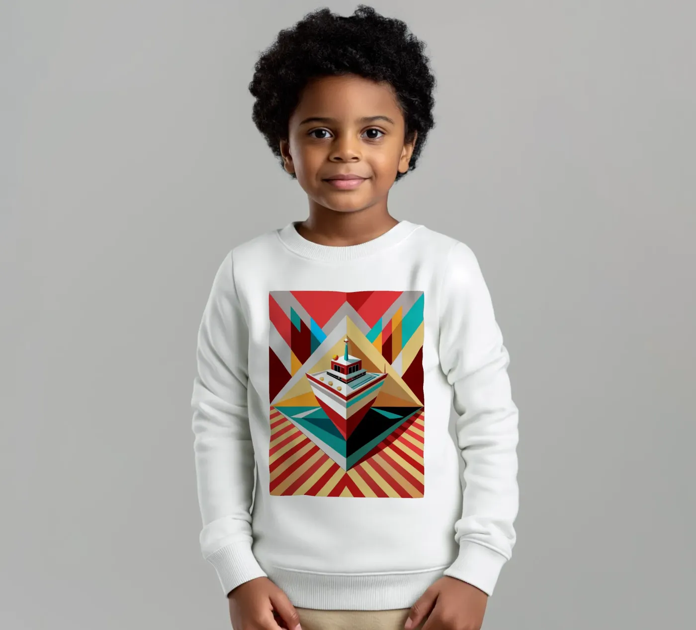 scheepsvector kinder sweatshirt van Elfath