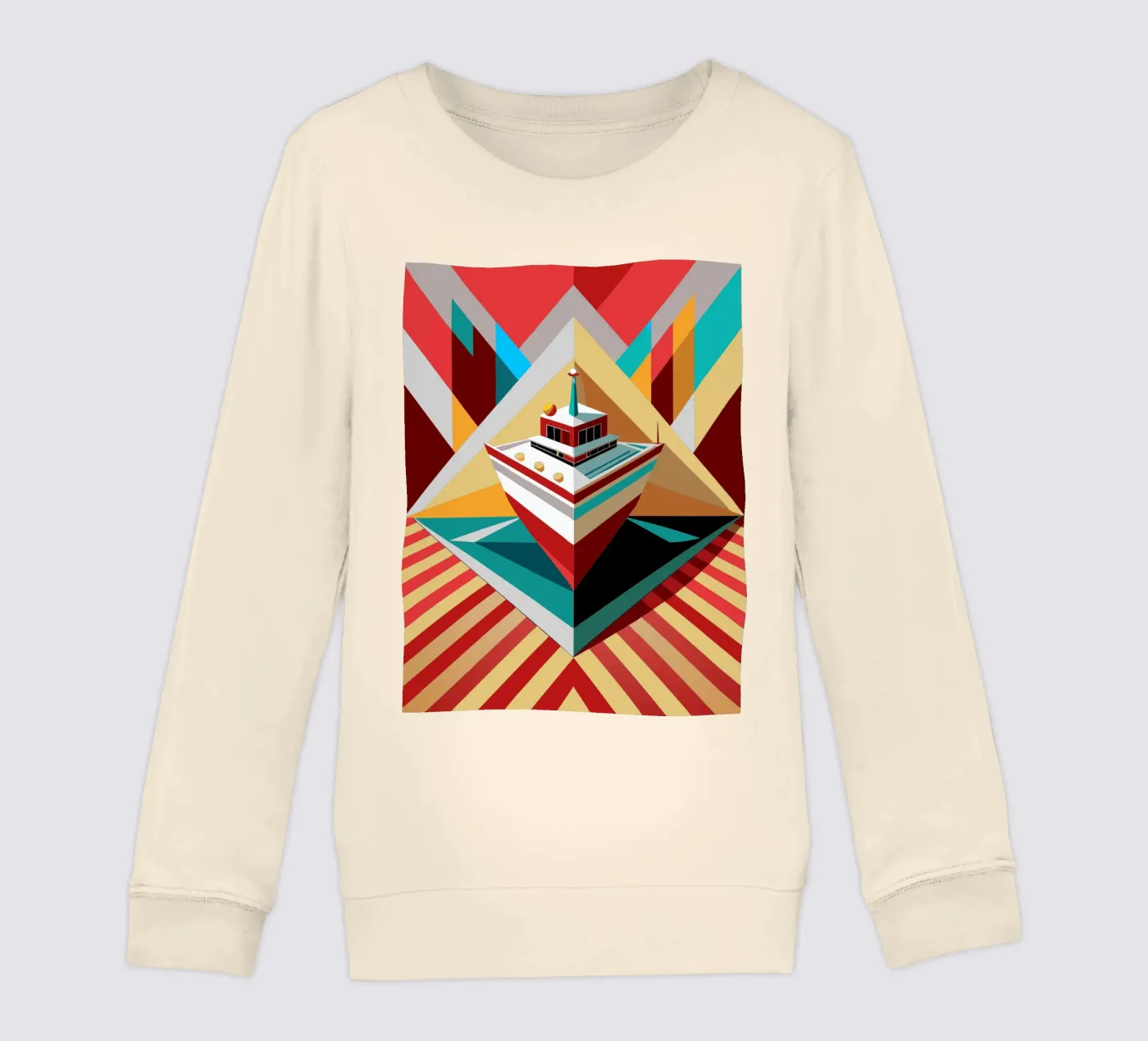 scheepsvector kinder sweatshirt van Elfath