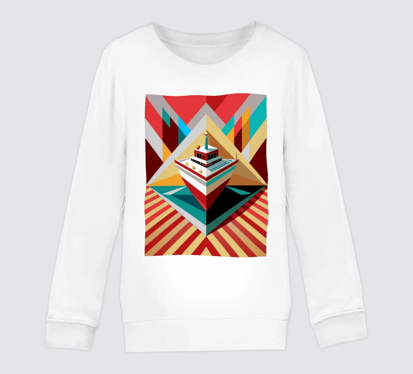 scheepsvector kinder sweatshirt van Elfath