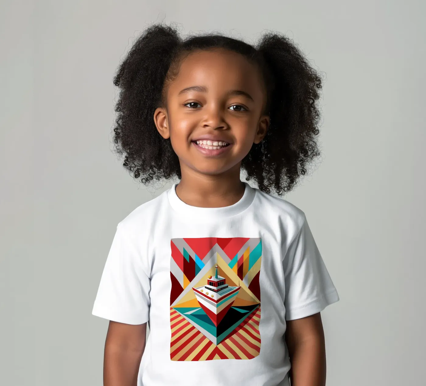 ship vector kids t-shirt by Elfath