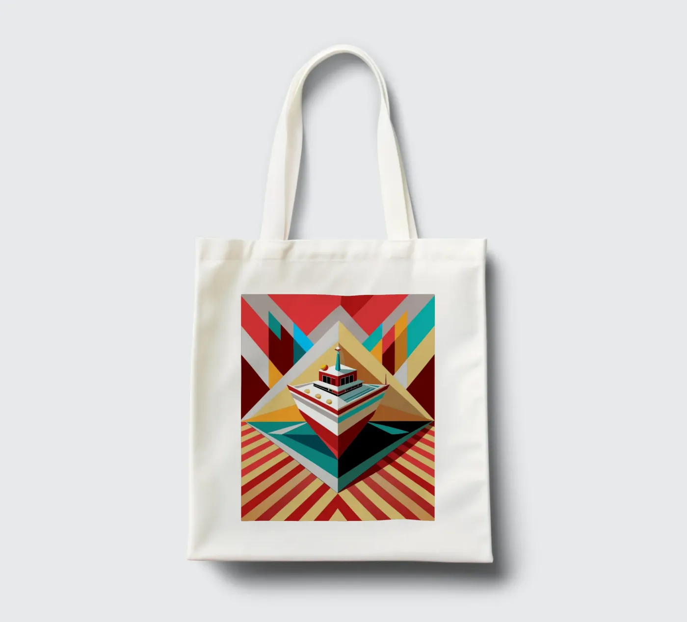 ship vector tote bag by Elfath
