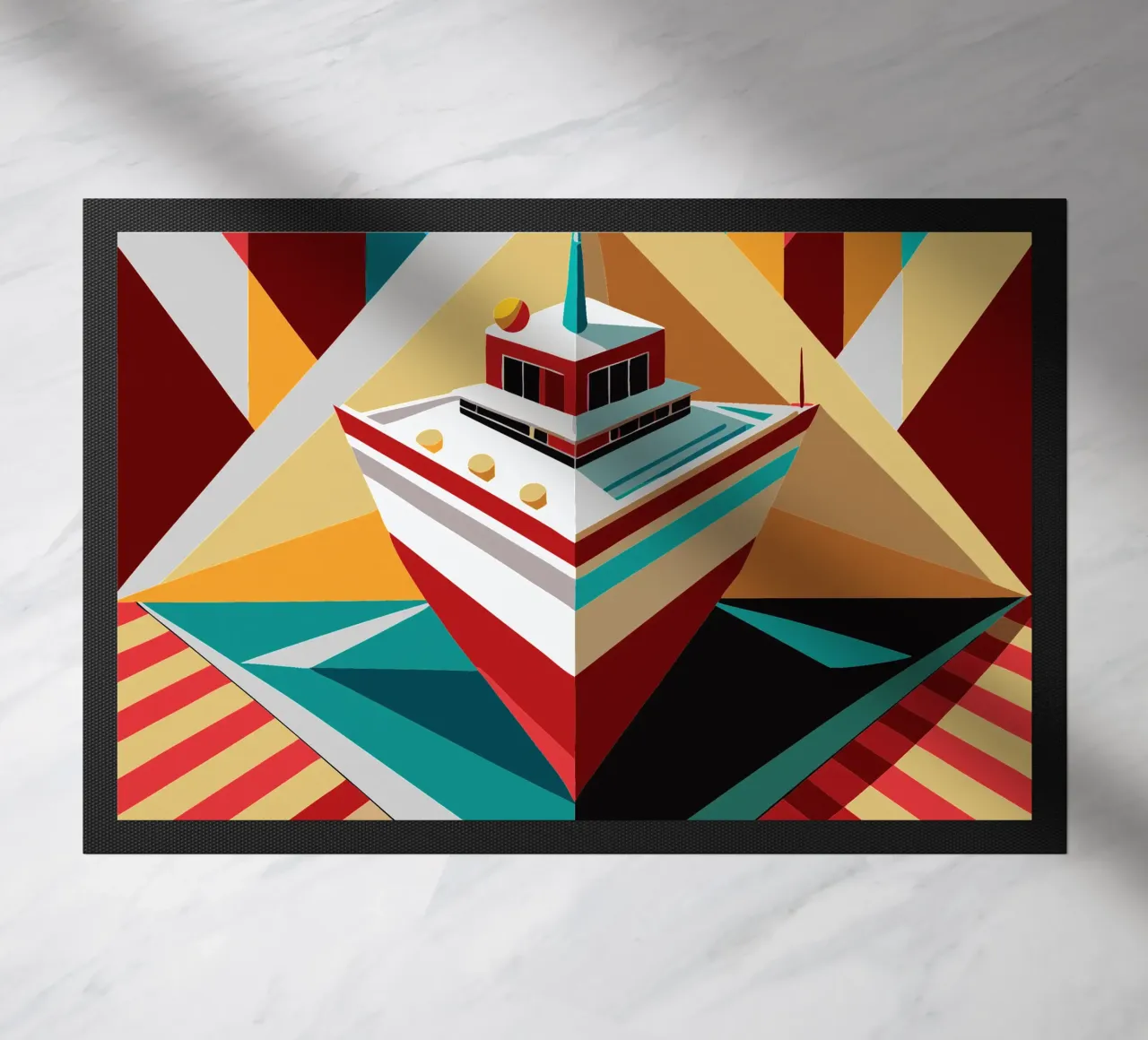 Schiffsvektor Fußmatte von Elfath