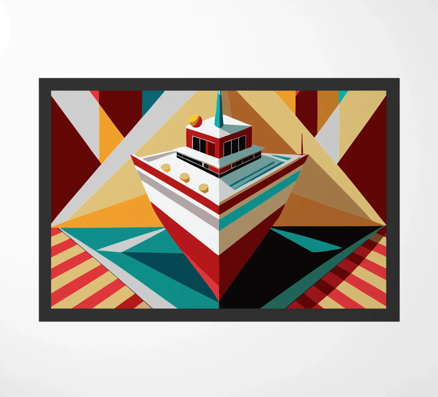 ship vector doormat by Elfath