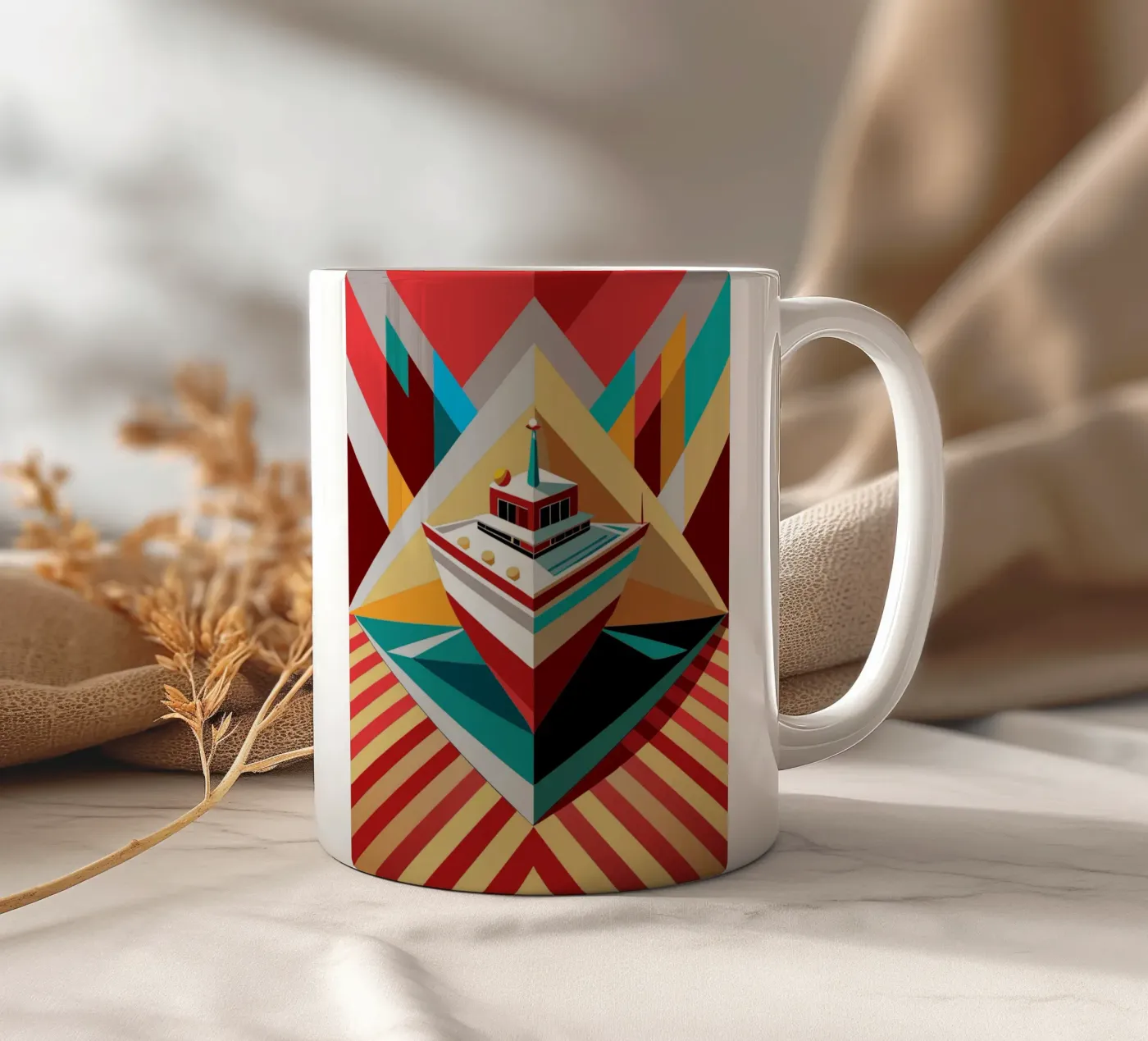 ship vector mug en céramique de Elfath
