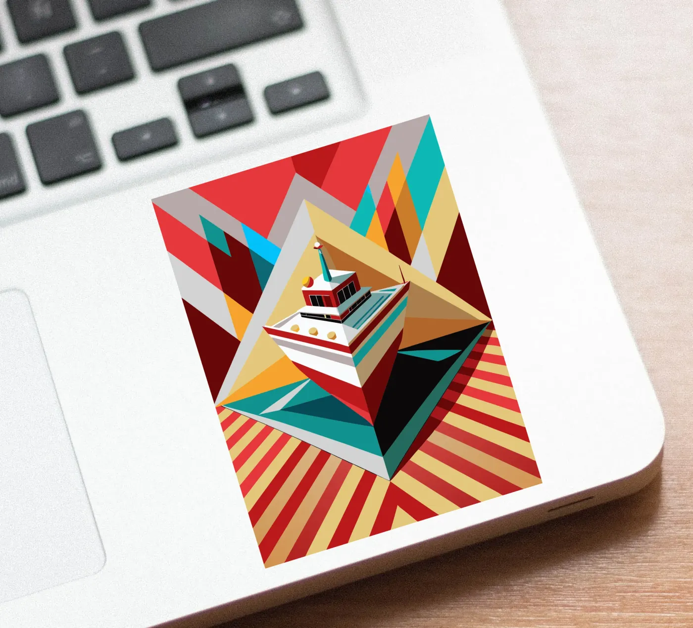 scheepsvector sticker van Elfath