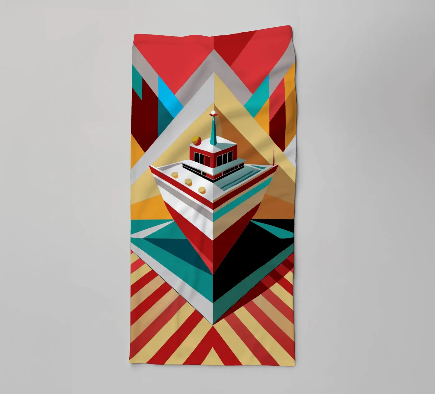 scheepsvector badhanddoek van Elfath