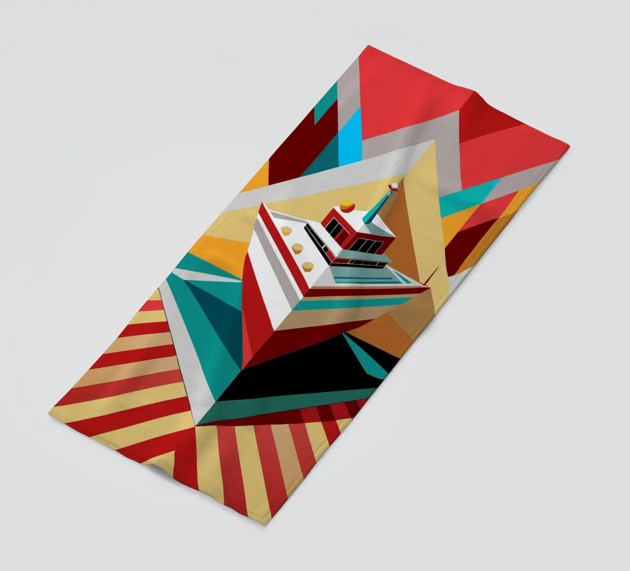 scheepsvector strandhanddoek van Elfath