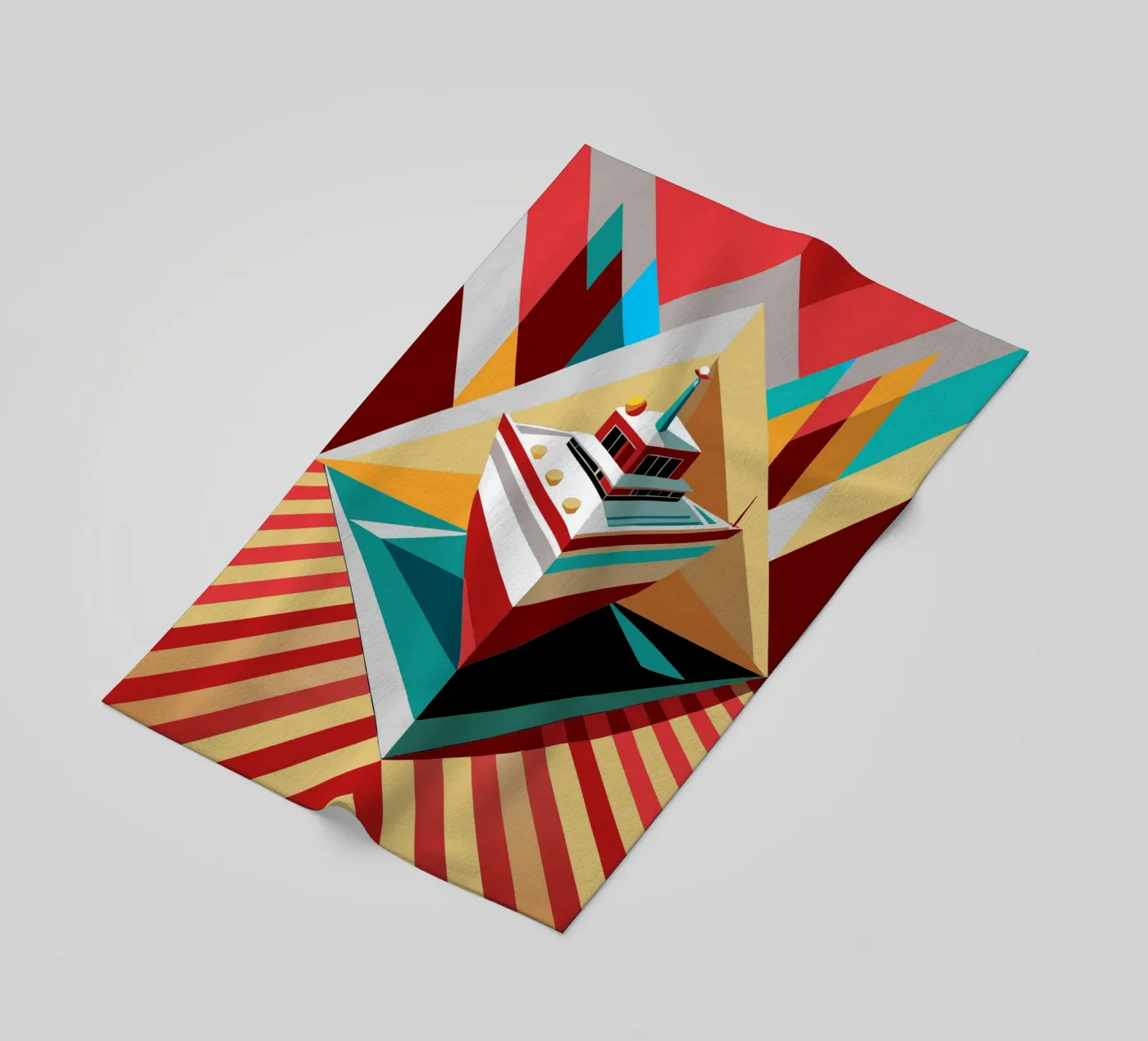 navire vectoriel serviette de plage de Elfath