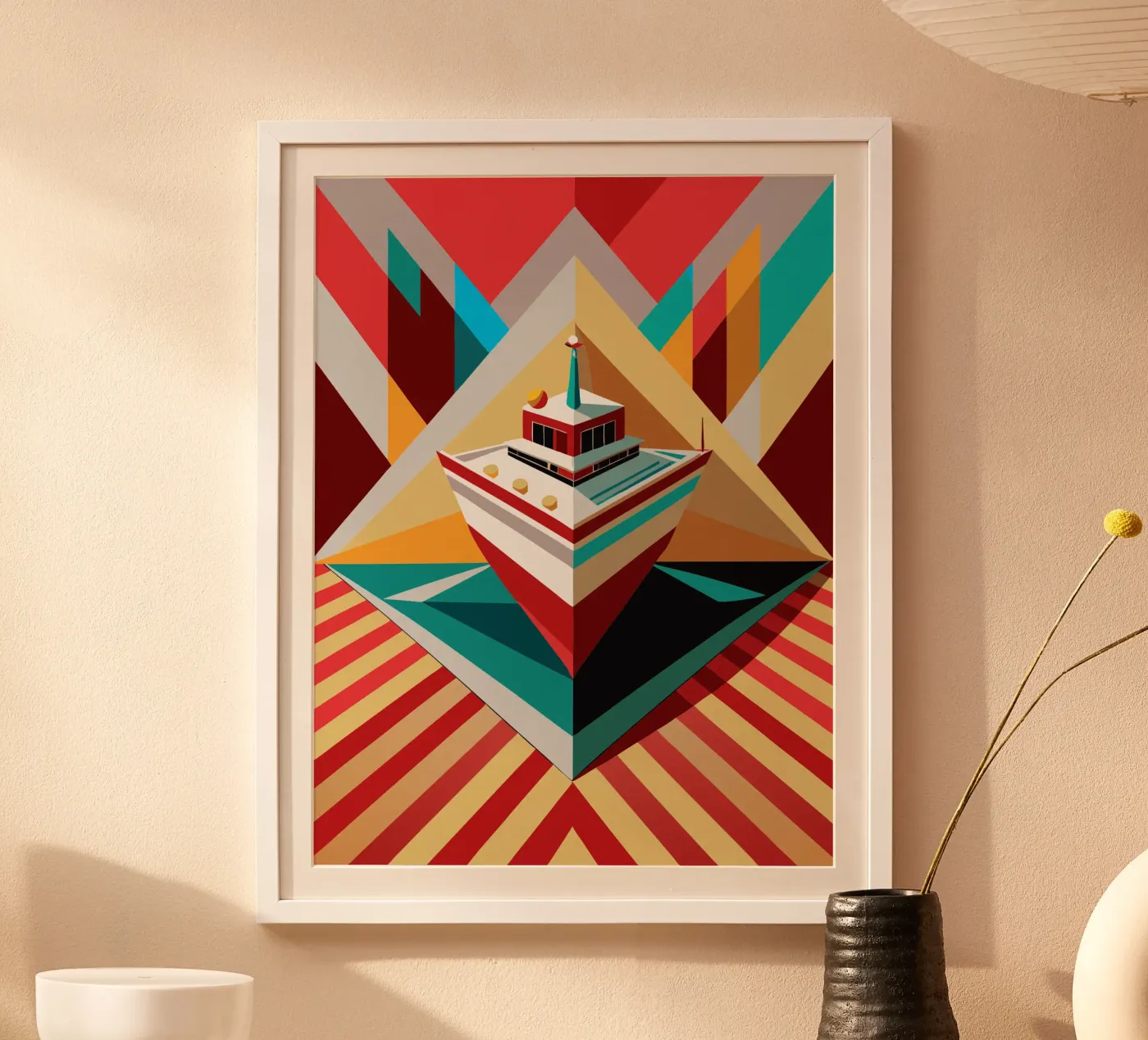 ship vector Poster von Elfath