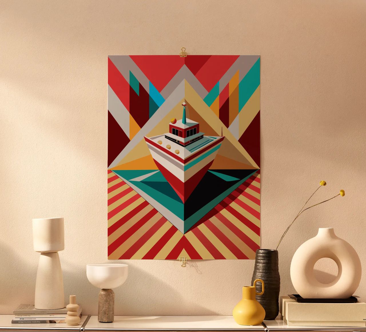 ship vector poster by Elfath
