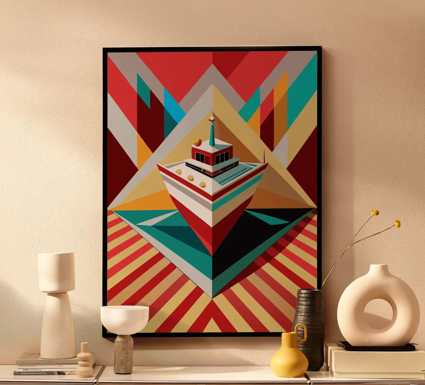 ship vector Poster von Elfath