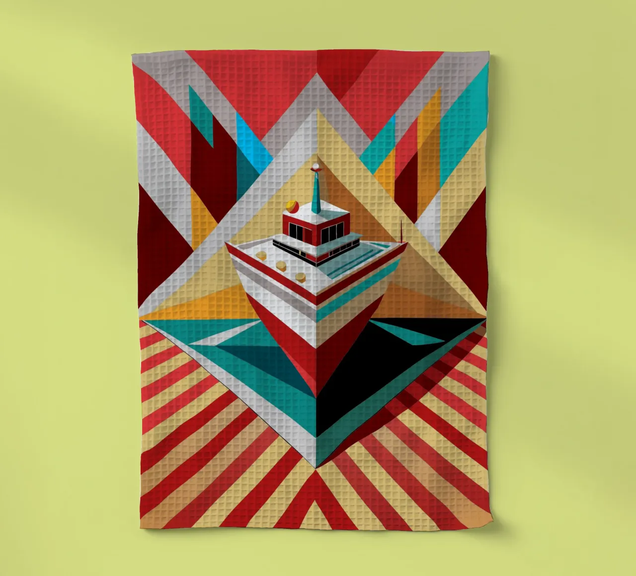 scheepsvector theedoek van Elfath