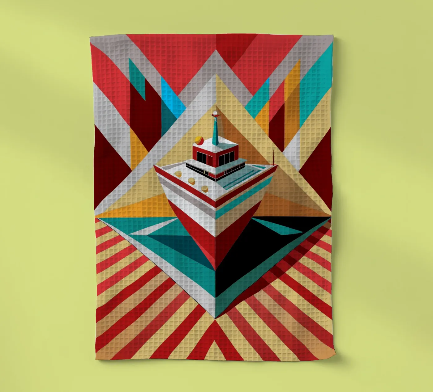 ship vector Geschirrtuch von Elfath