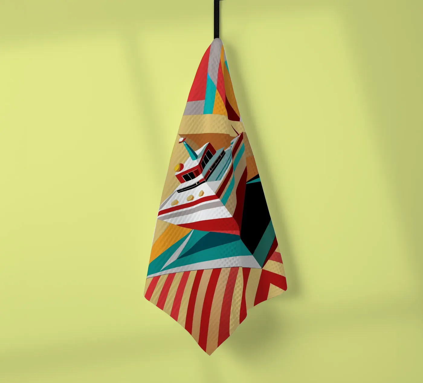 ship vector Geschirrtuch von Elfath