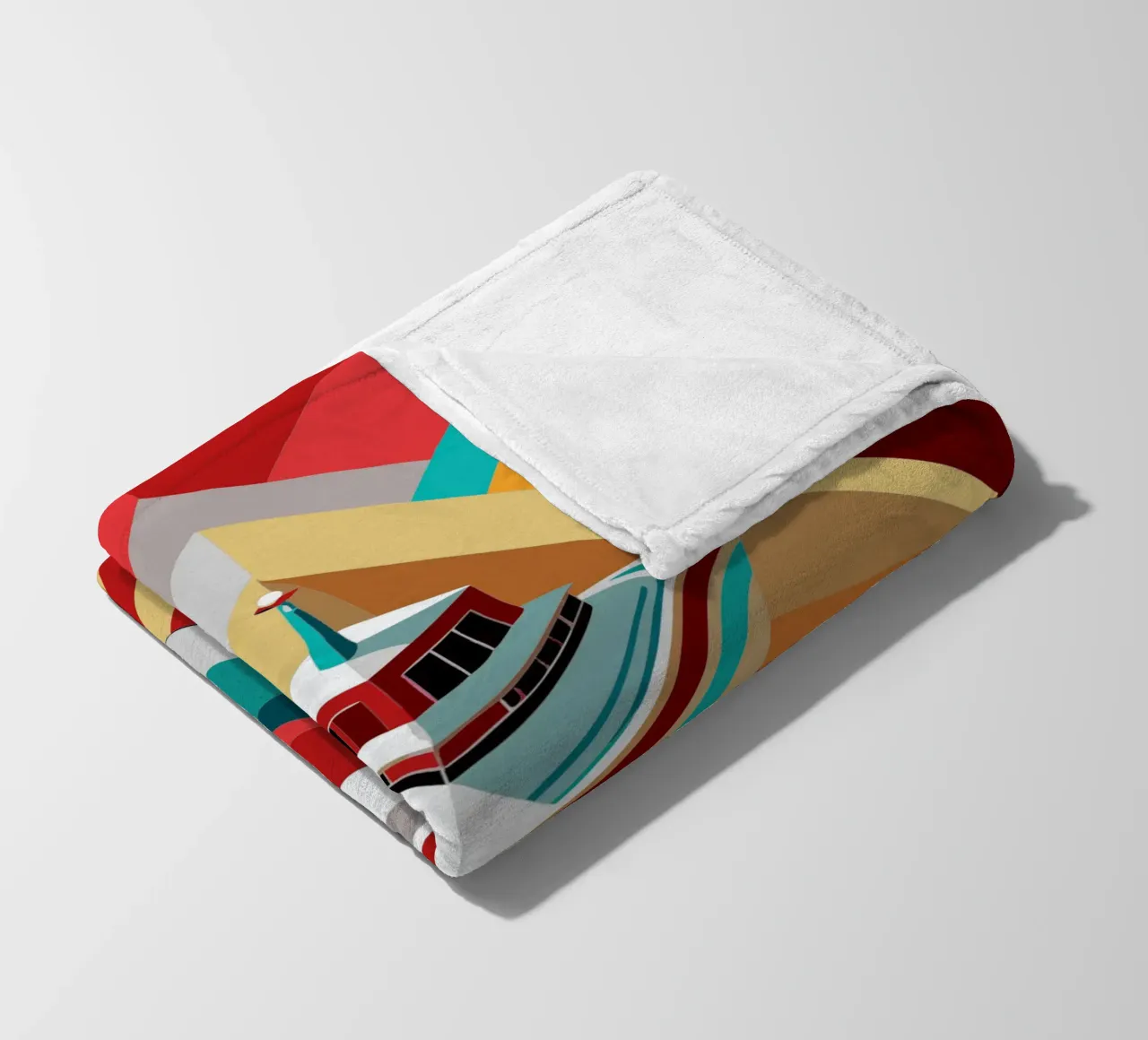 Schiffsvektor Fleecedecke von Elfath