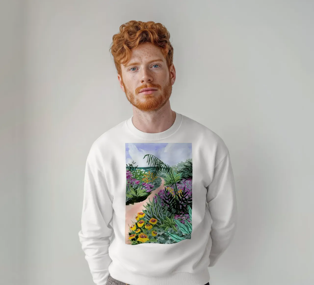 Pacific Path 2 sweatshirt by Sarah Gesek