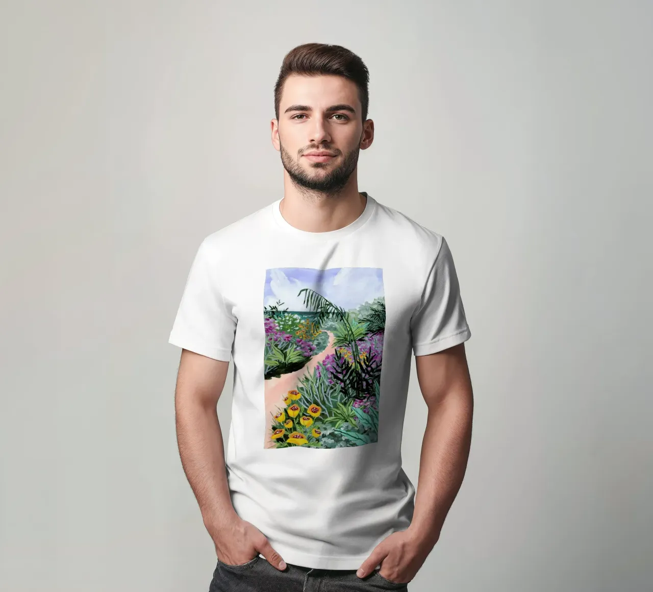 Pacific Path 2 t-shirt da Sarah Gesek