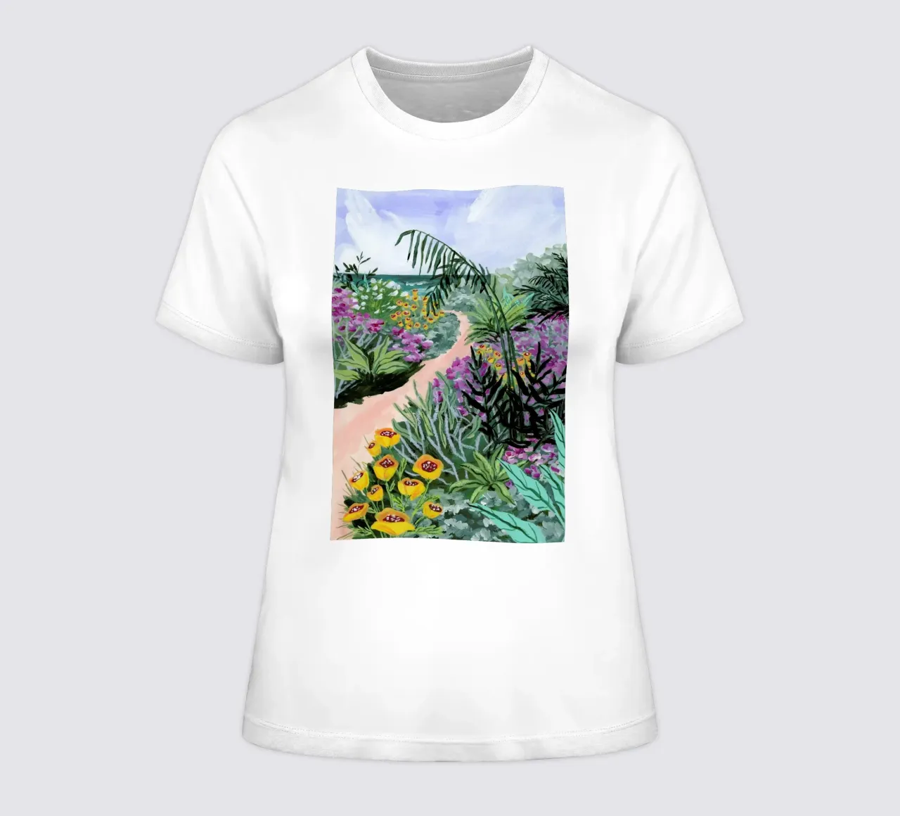 Pacific Path 2 t-shirt da donna da Sarah Gesek
