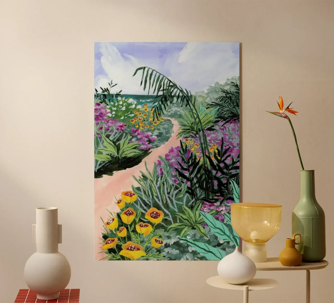 Pacific Path 2 acryl van Sarah Gesek