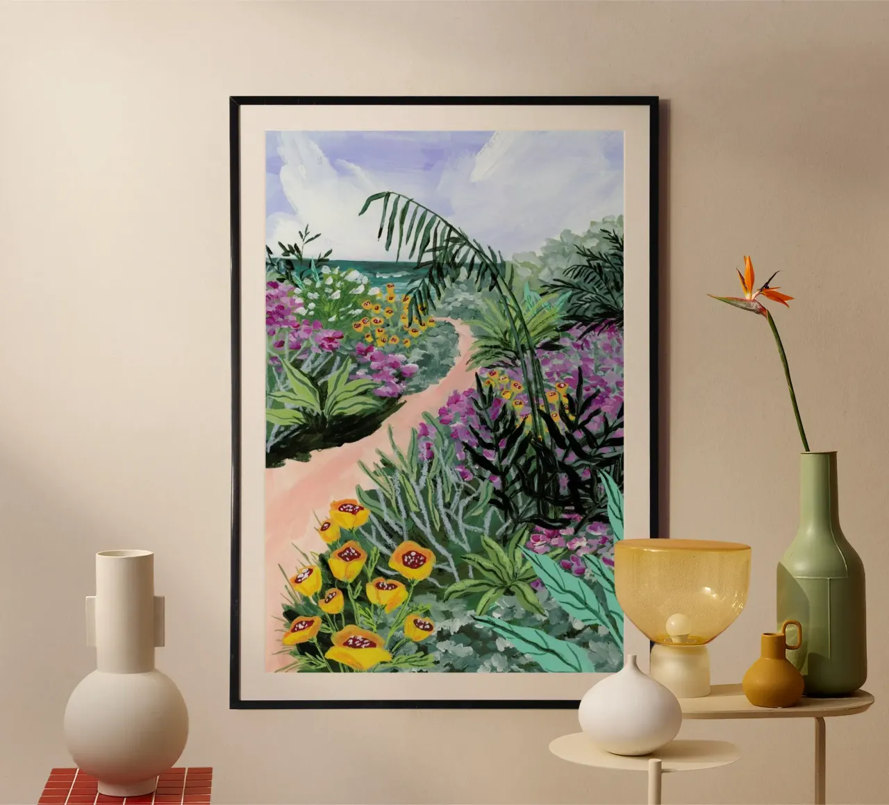 Pacific Path 2 poster van Sarah Gesek