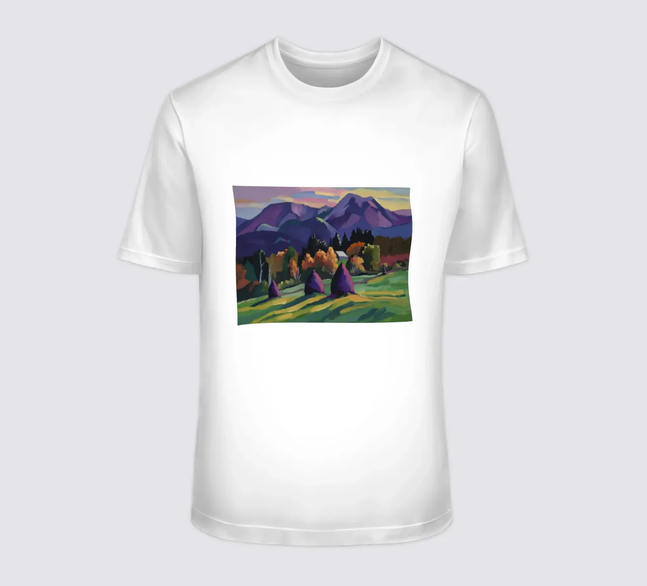 Alpine Heuhaufen-Träume T-Shirt von Radiance Landscape
