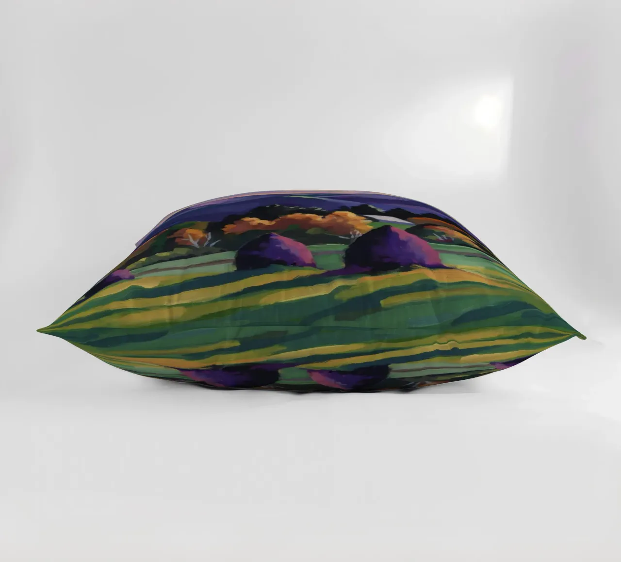 Alpine Haystack Dreams decorative cushion by Radiance Landscape