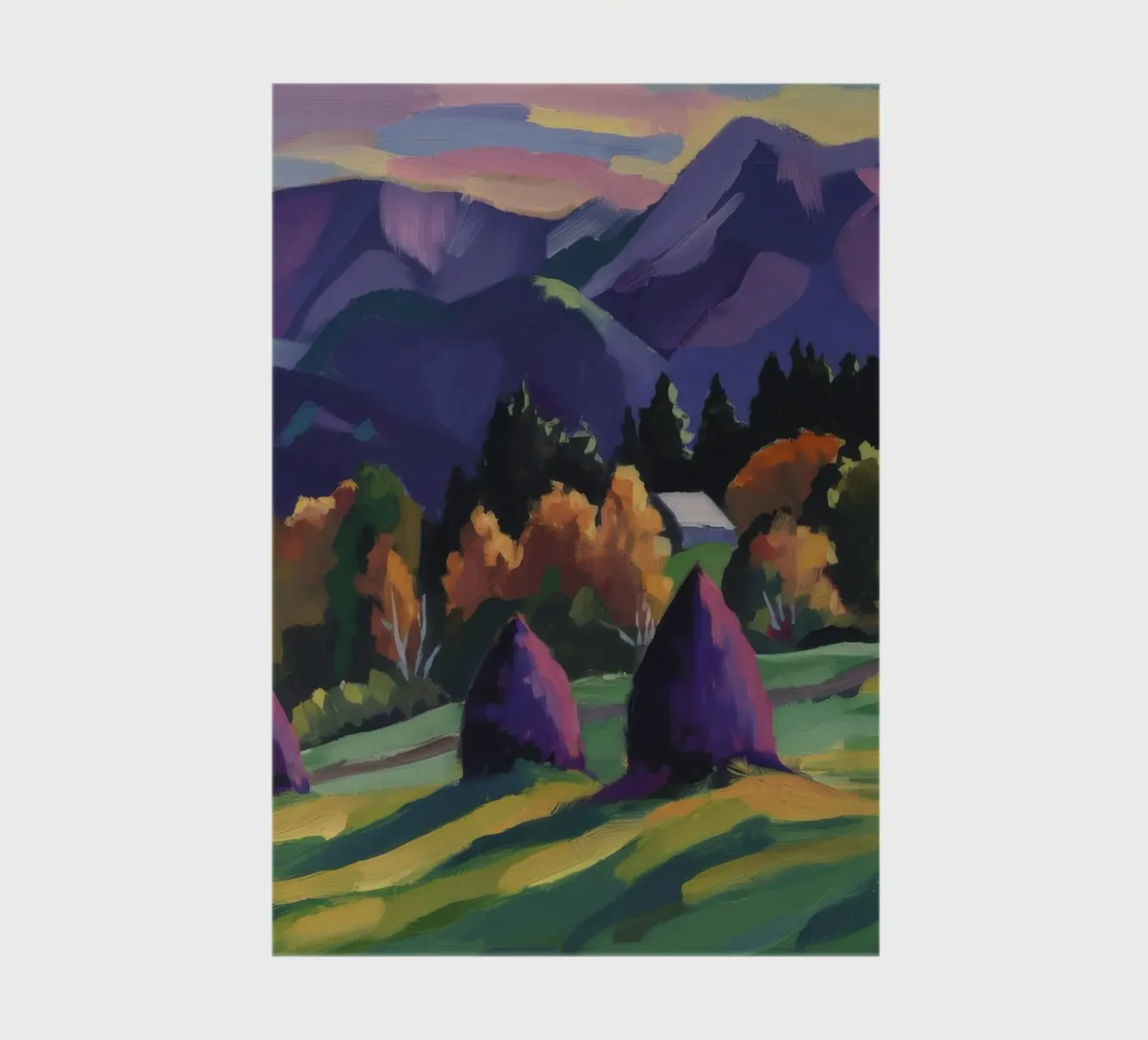Alpine Haystack Dreams notebook by Radiance Landscape