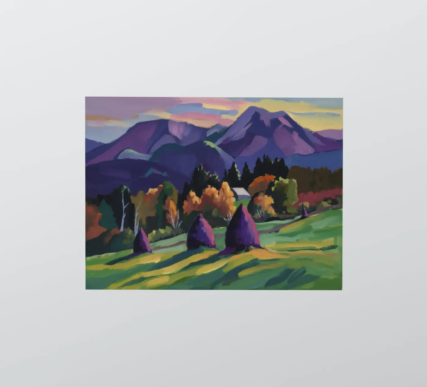 Alpine Haystack Dreams sticker by Radiance Landscape