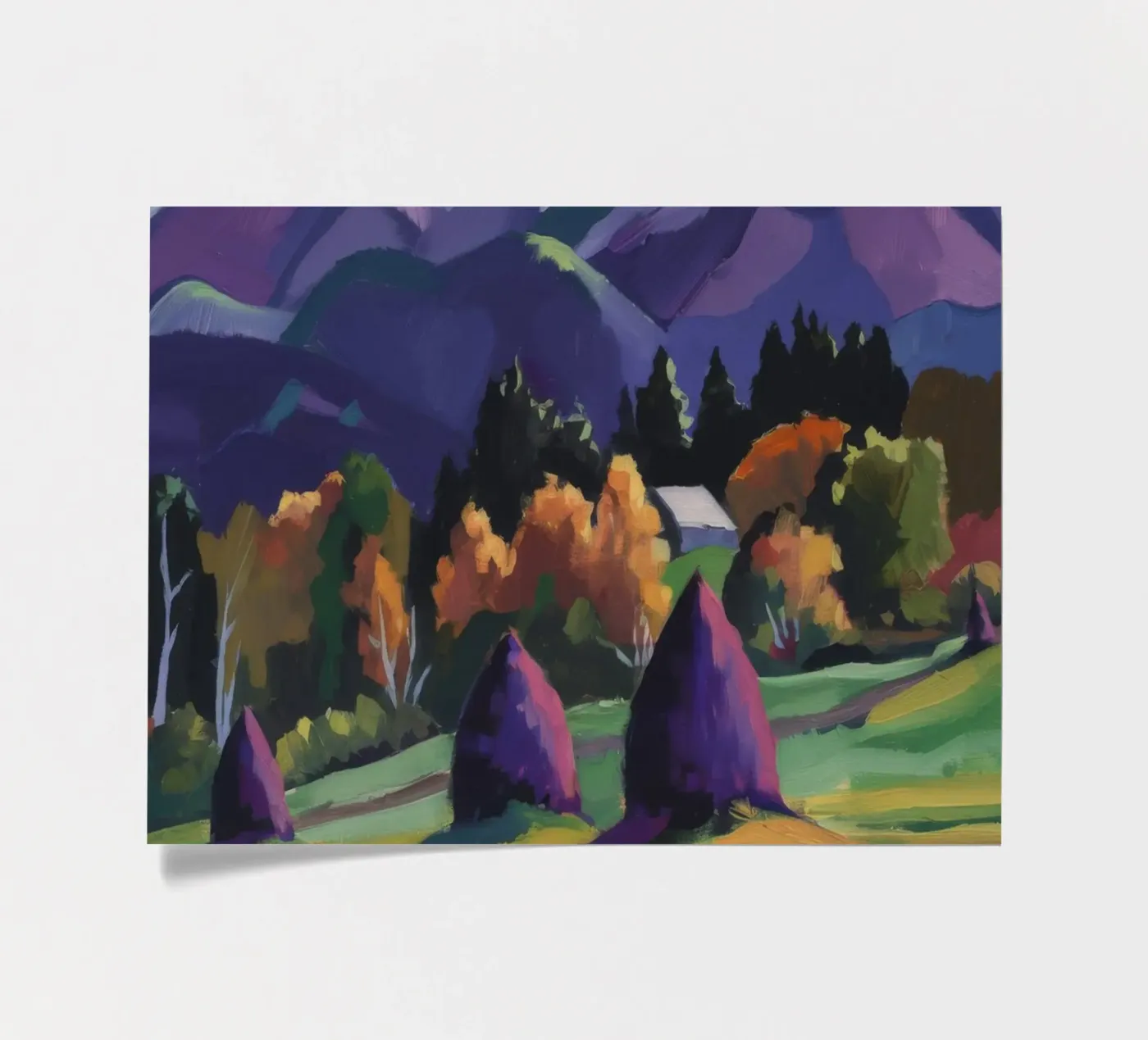 Alpine Haystack Dreams sticker sheet by Radiance Landscape