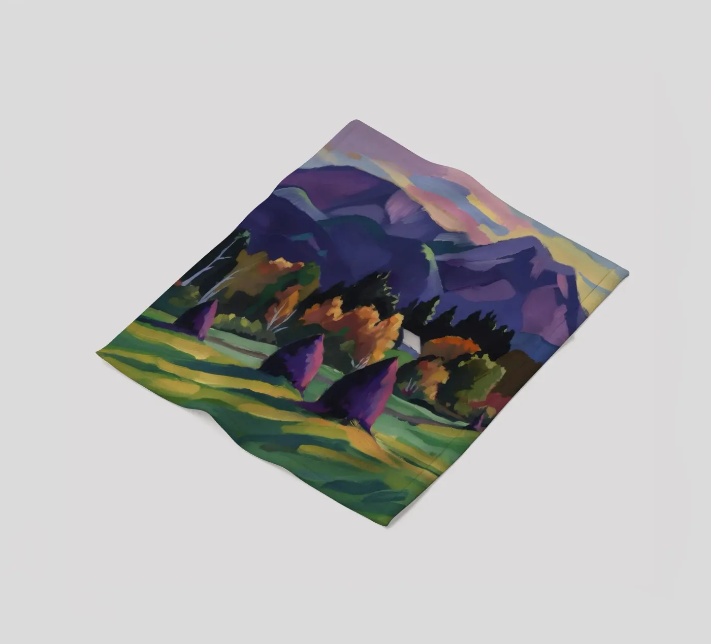 Alpine hooiberg dromen fleecedeken van Radiance Landscape