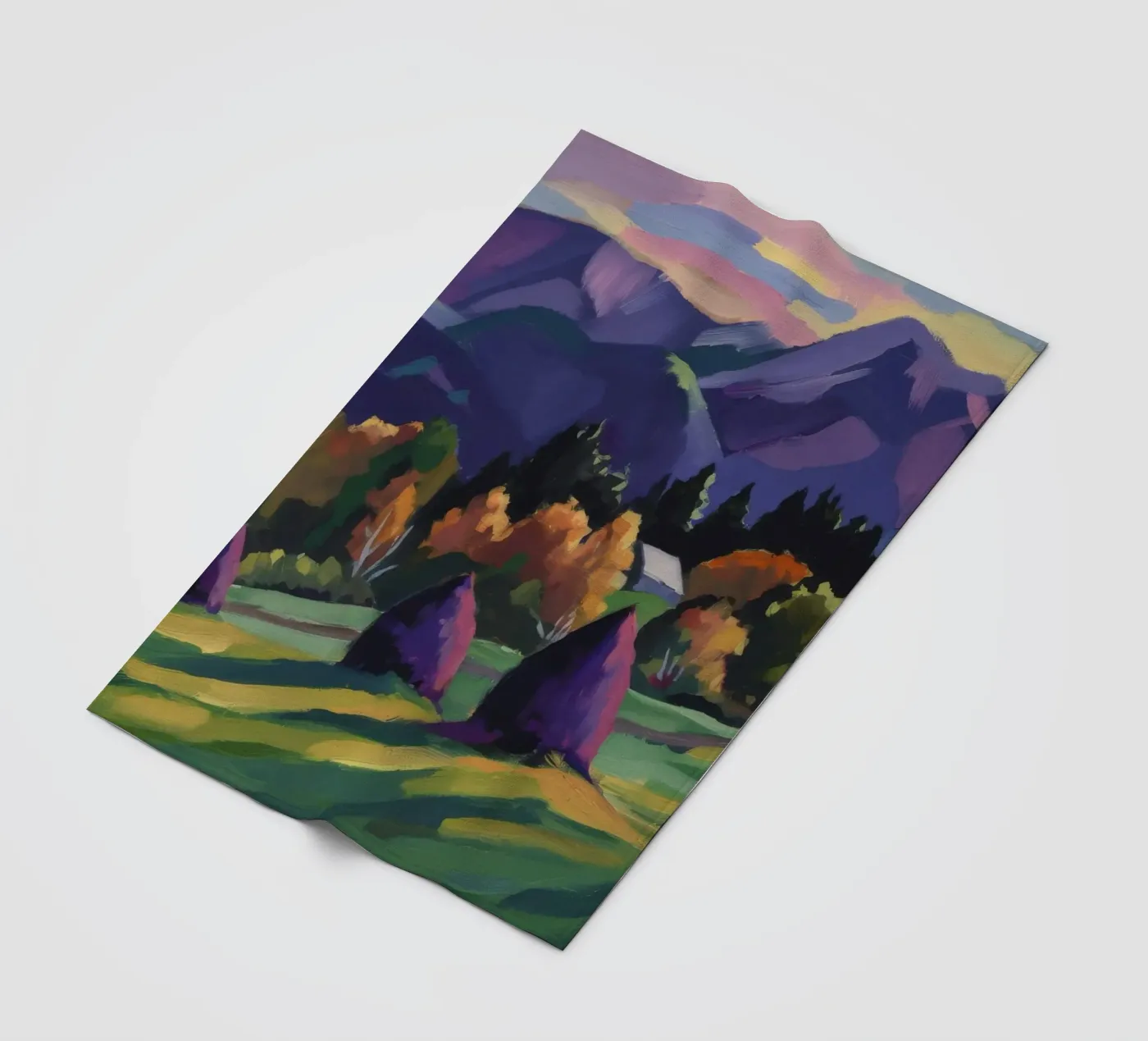 Alpine hooiberg dromen fleecedeken van Radiance Landscape