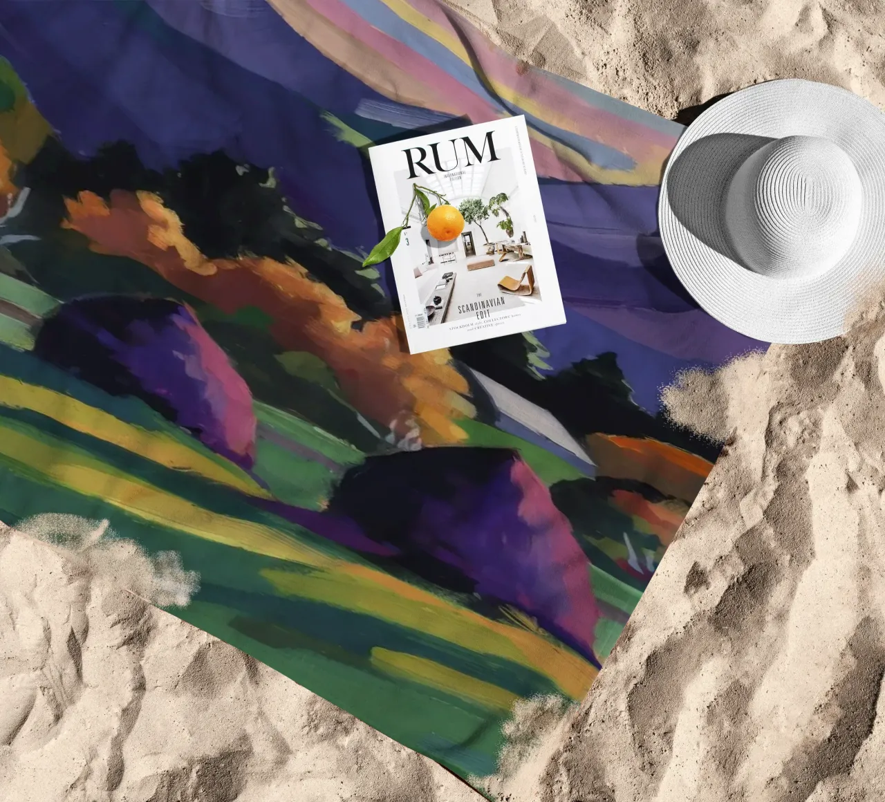 Sogni di pagliaio alpino telo mare da Radiance Landscape