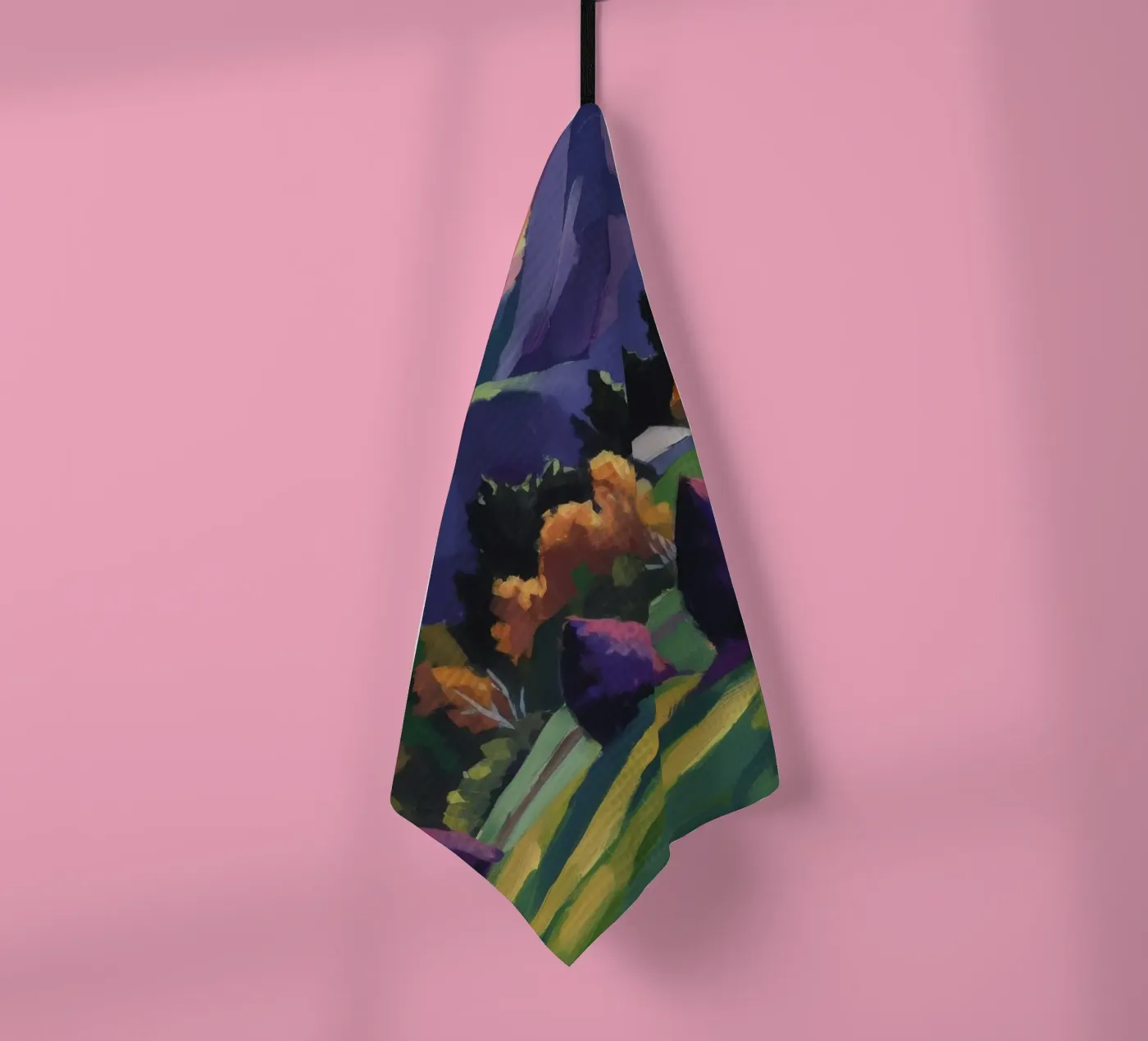 Alpine Heuhaufen-Träume Geschirrtuch von Radiance Landscape