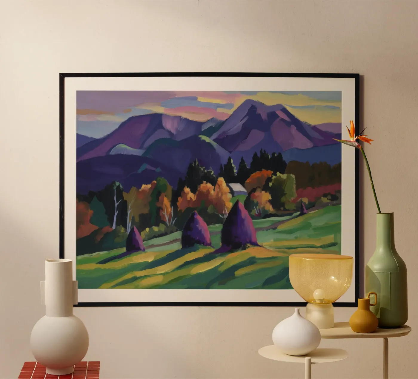 Alpine Haystack Dreams poster de Radiance Landscape