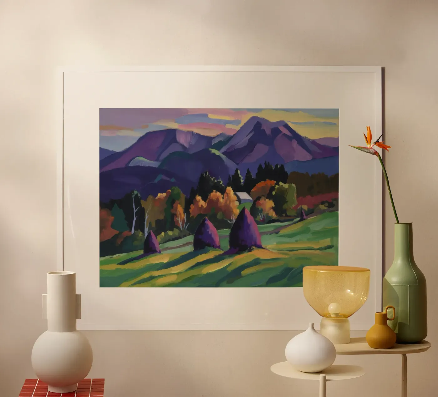 Alpine Haystack Dreams poster de Radiance Landscape