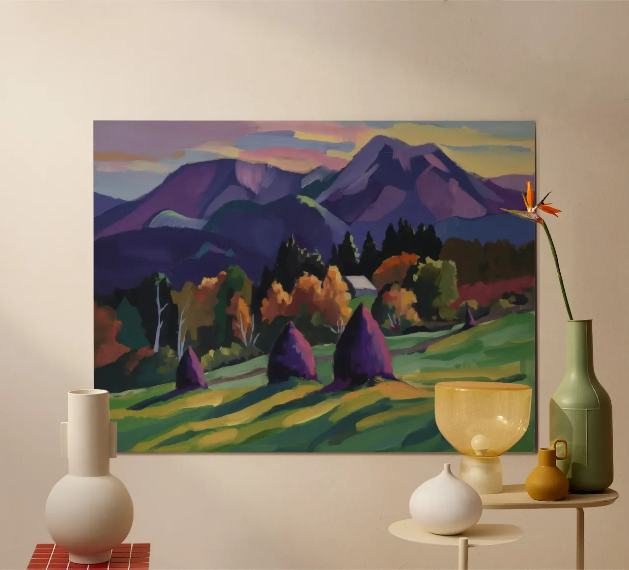Alpine Haystack Dreams hahnemühle by Radiance Landscape