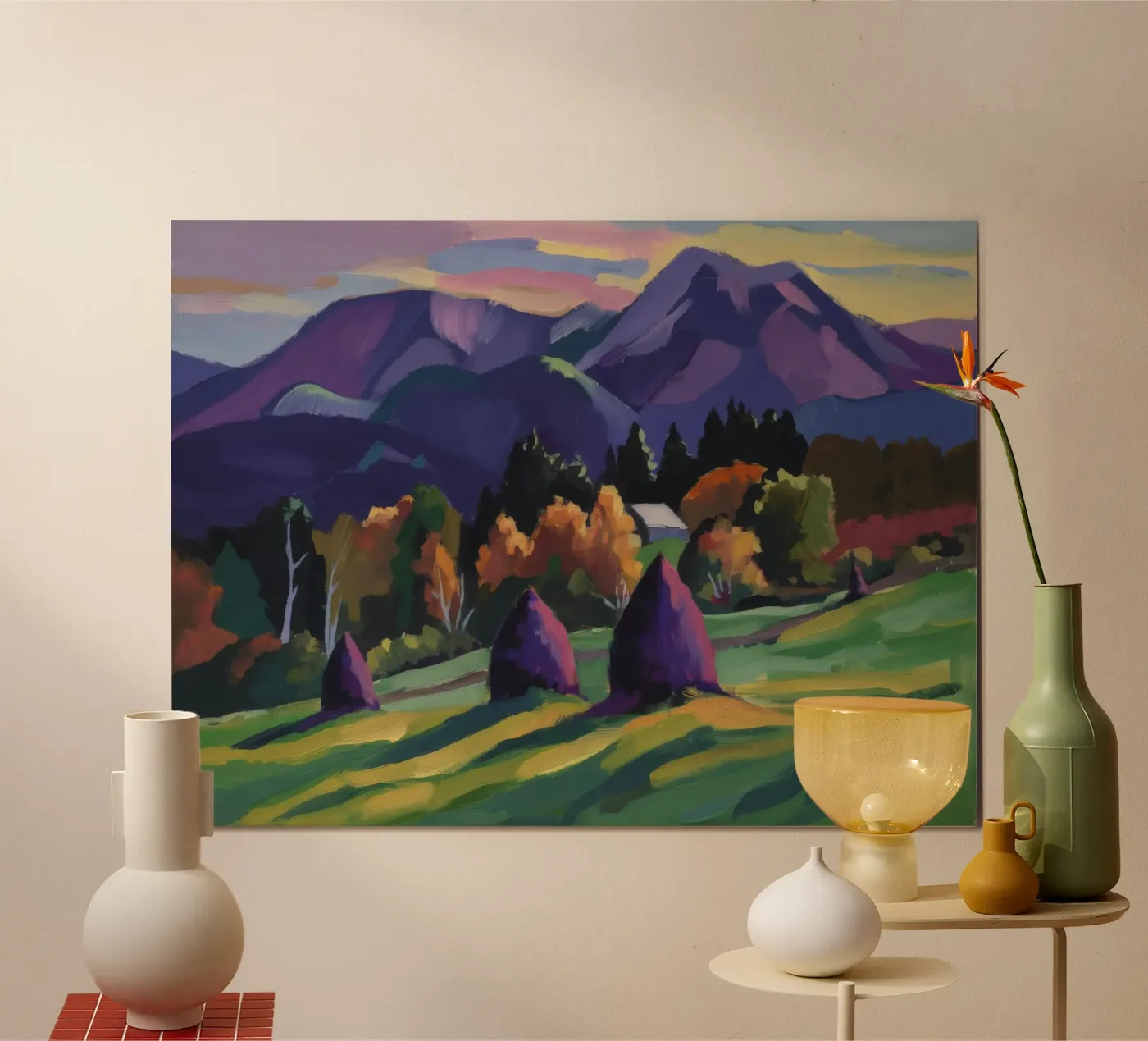 Alpine Haystack Dreams poster de Radiance Landscape