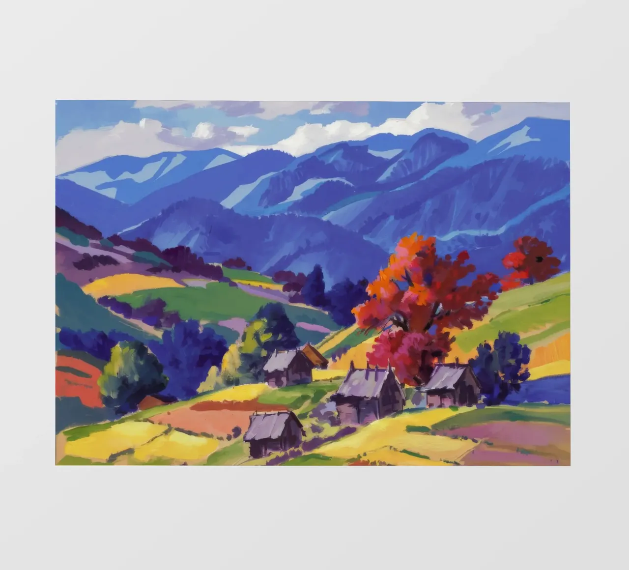 Panorama di Fiery Peak telo in pvc da Celestial Harmony