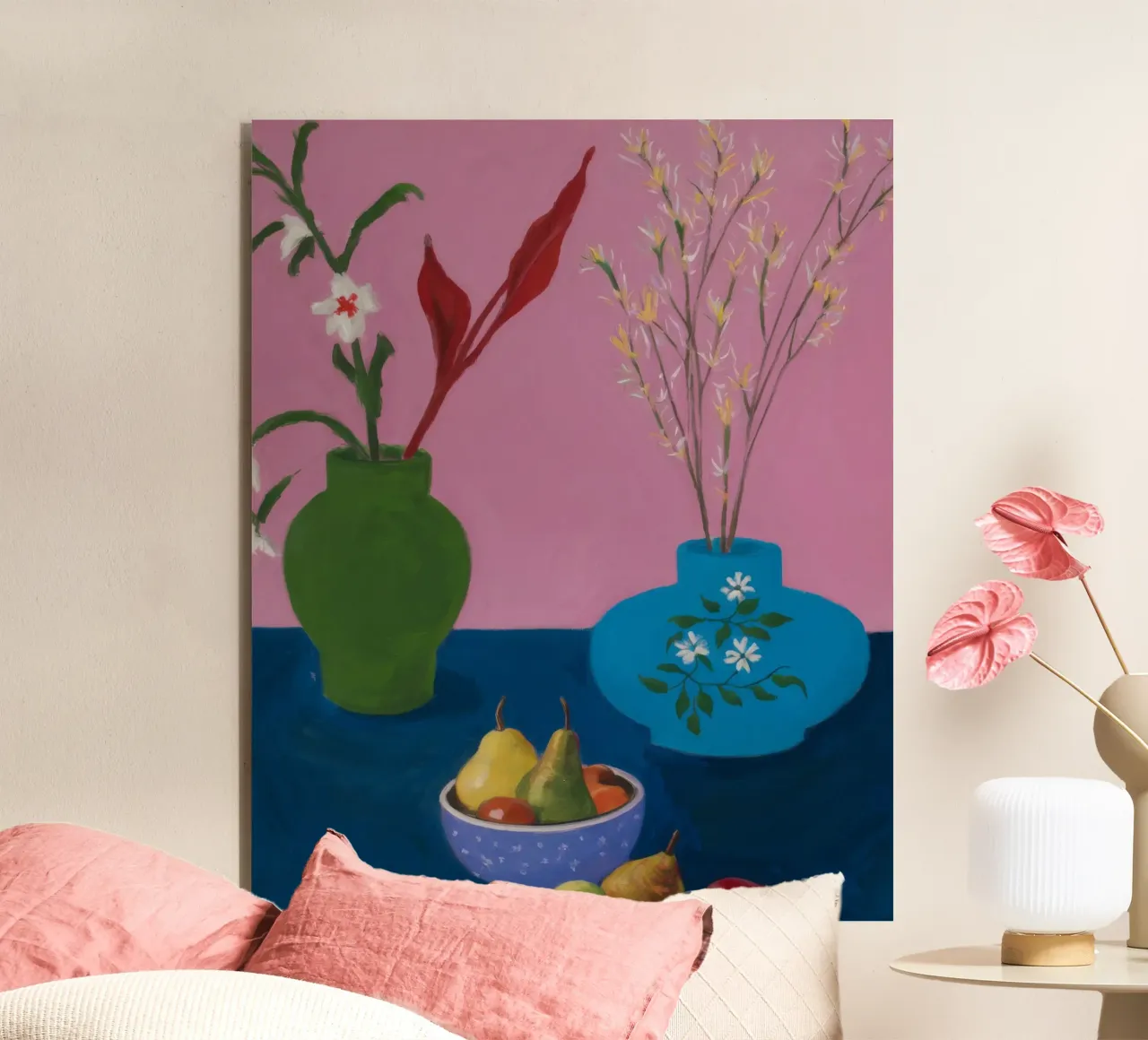Fioritura del piatto Verdant pannello forex da Opal Strokes