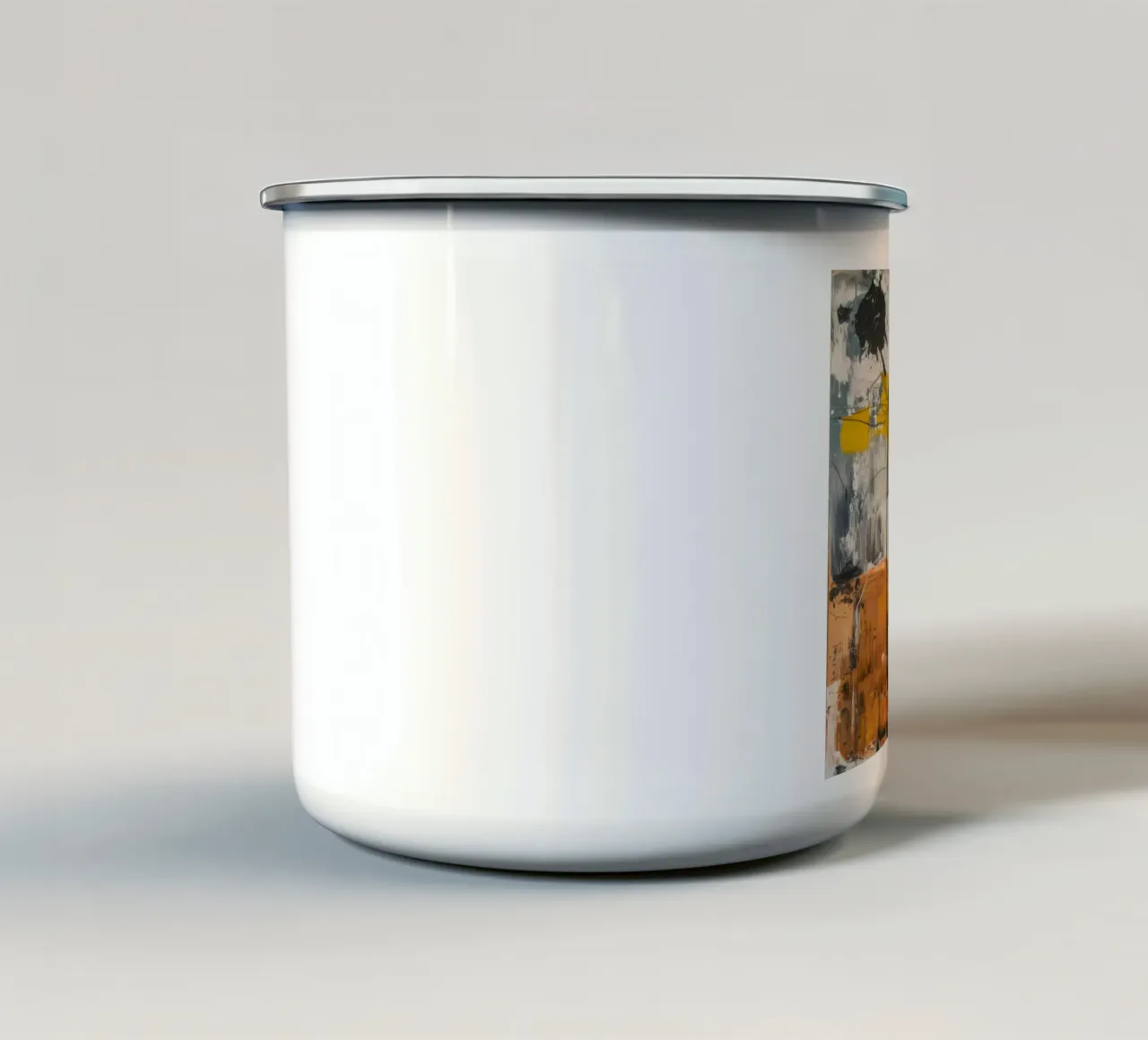 Scorcio di ingorgo urbano tazza in smalto da Dream Spectrum