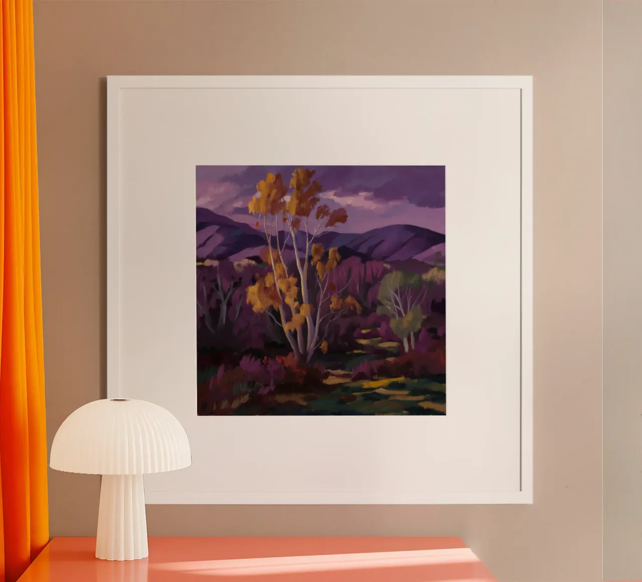 Herbst Birke Anmut Poster von Radiance Landscape