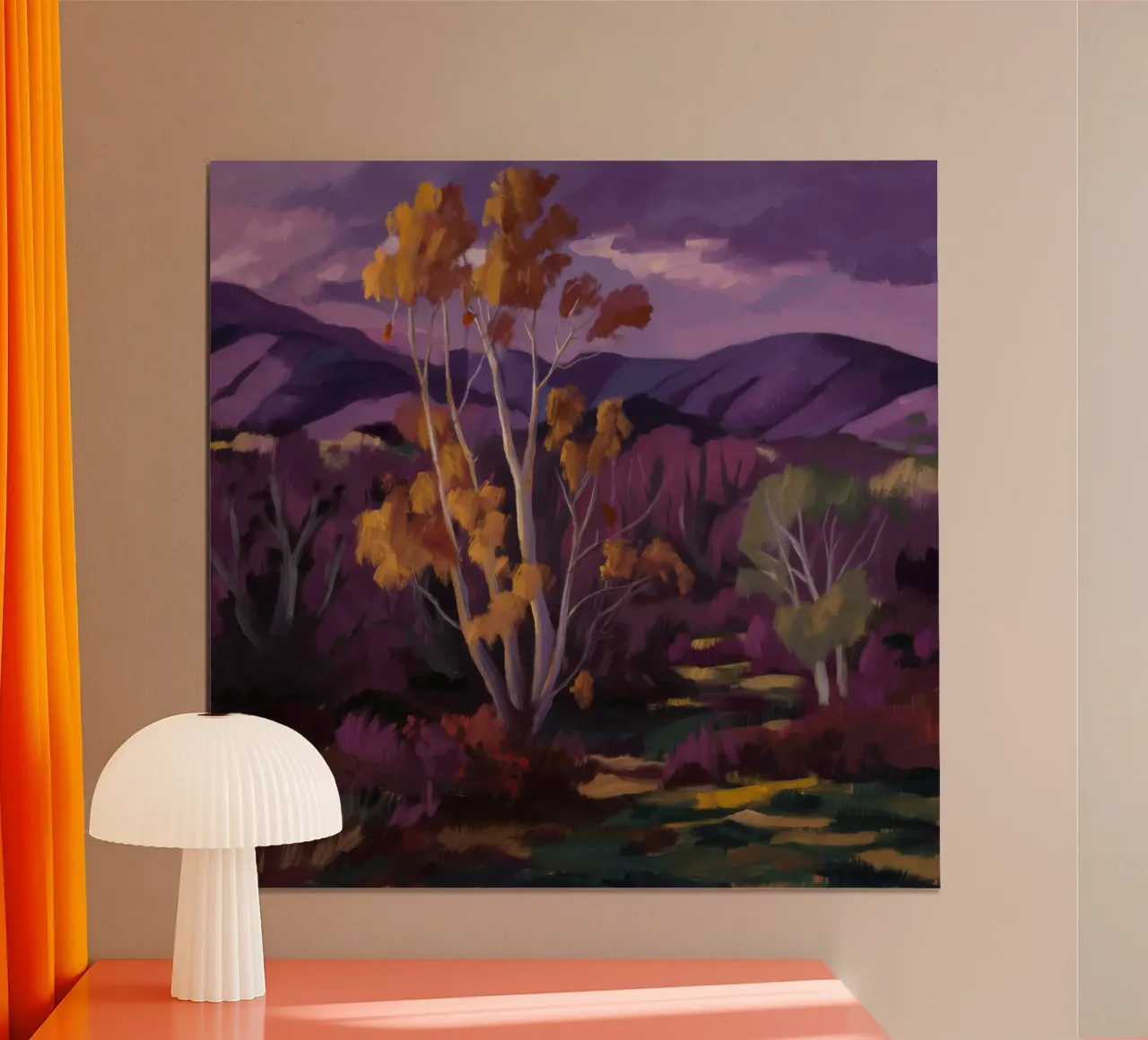 Herbst Birke Anmut Poster von Radiance Landscape