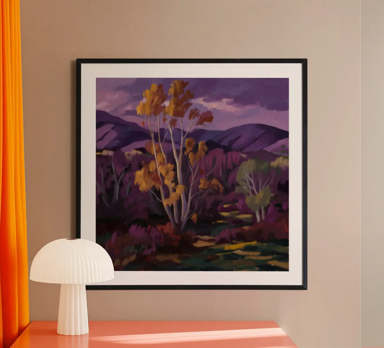 Herbst Birke Anmut Poster von Radiance Landscape