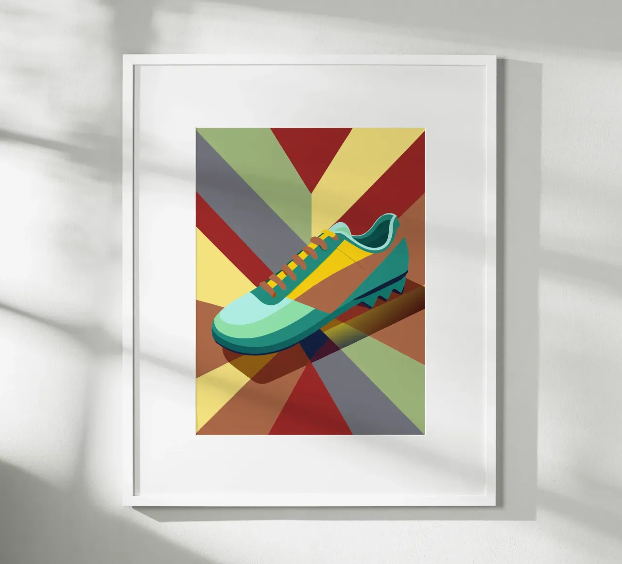 scarpe da calcio vettoriali poster con telaio in plastica da Elfath