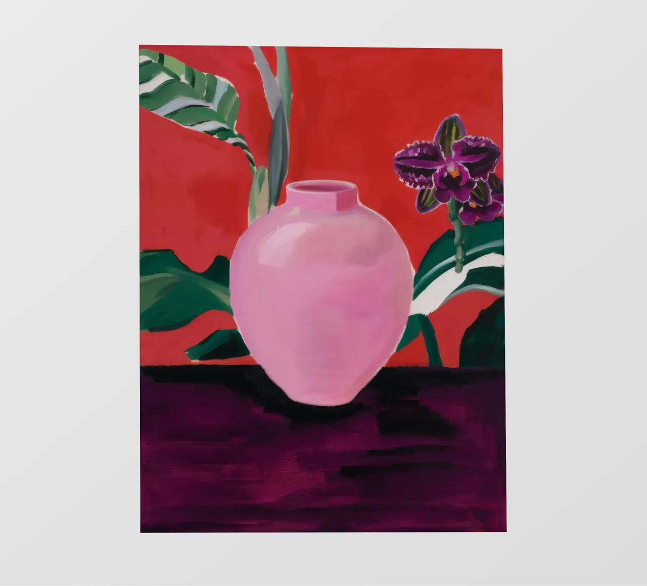 Roseate Leaf Lush pvc cover by Opal Strokes
