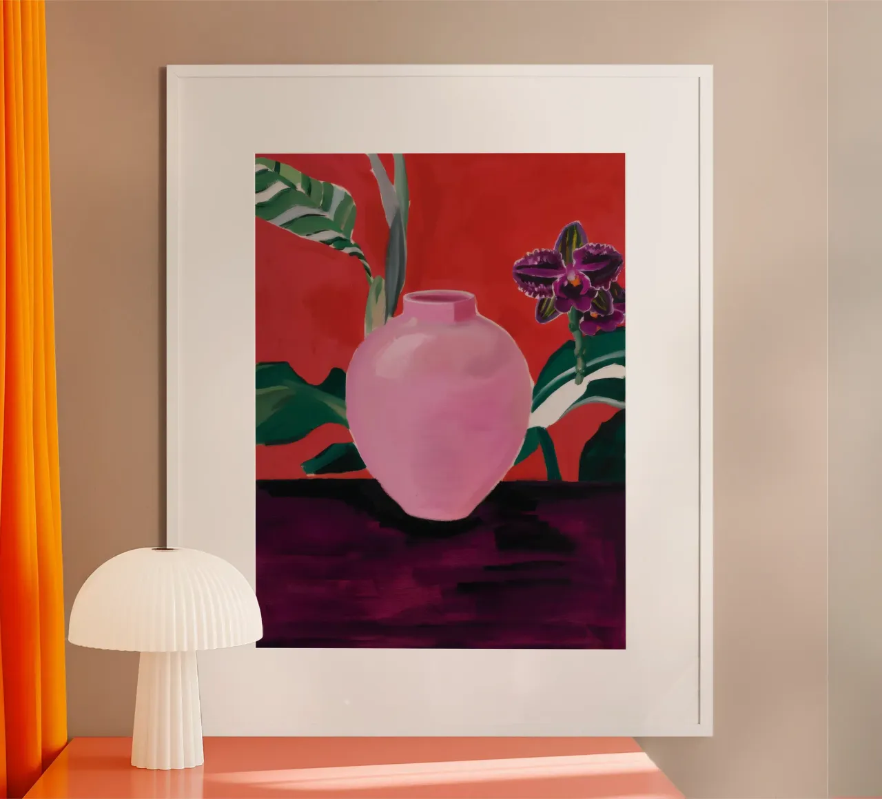 Roseate Leaf Lush poster by Opal Strokes