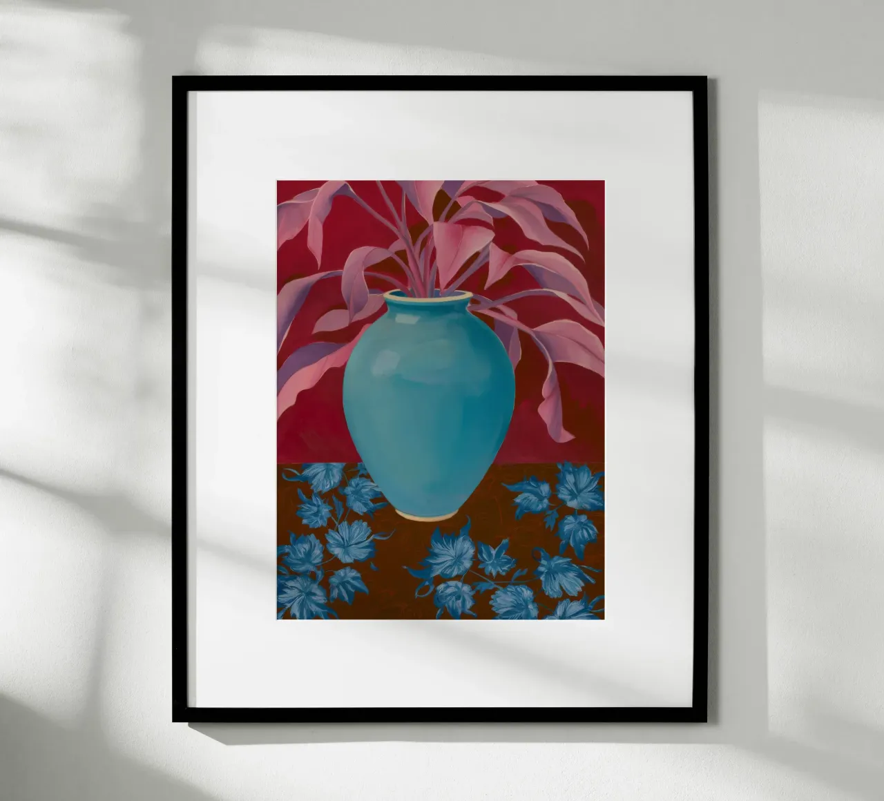 Arazzo turchese Lush poster da Opal Strokes