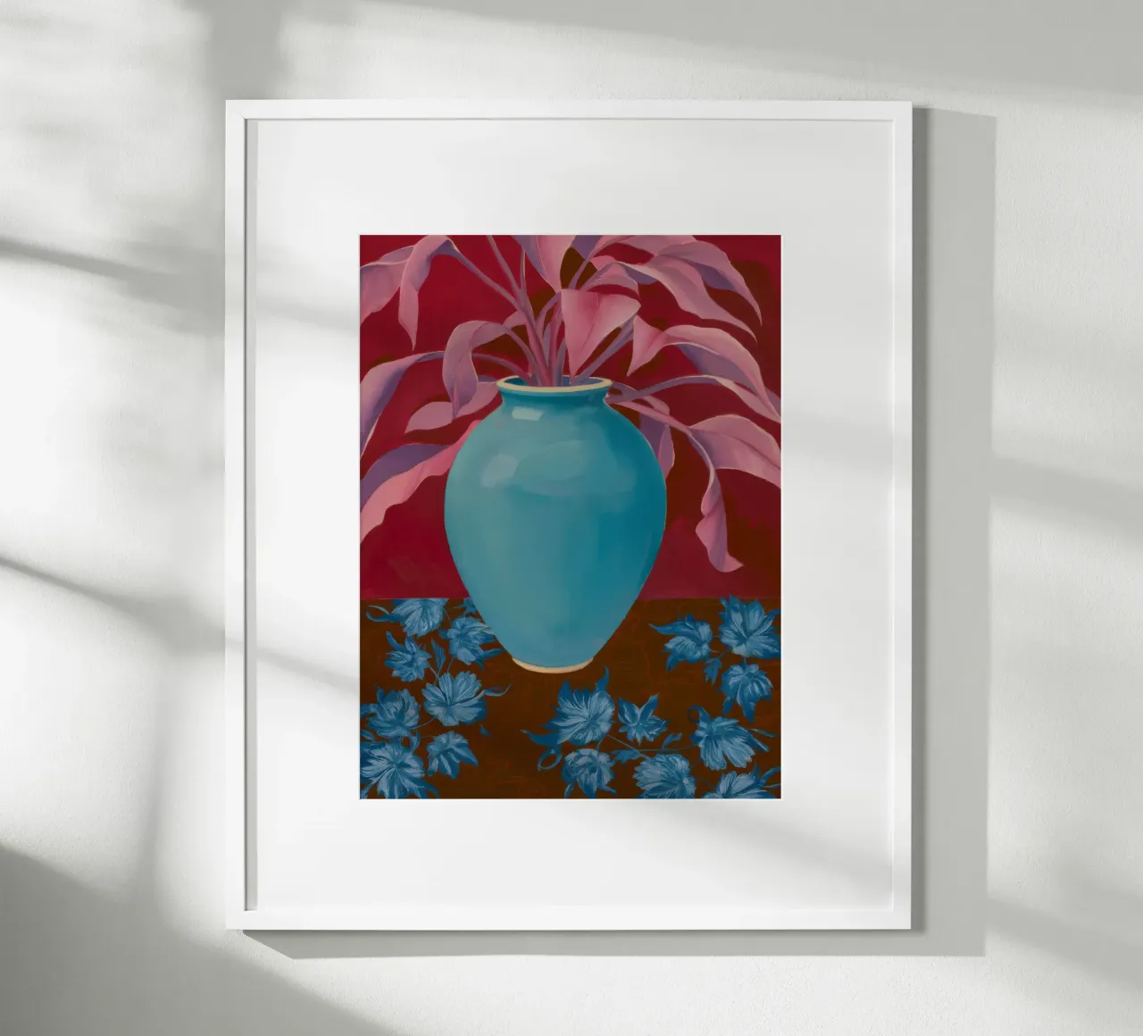 Arazzo turchese Lush poster da Opal Strokes